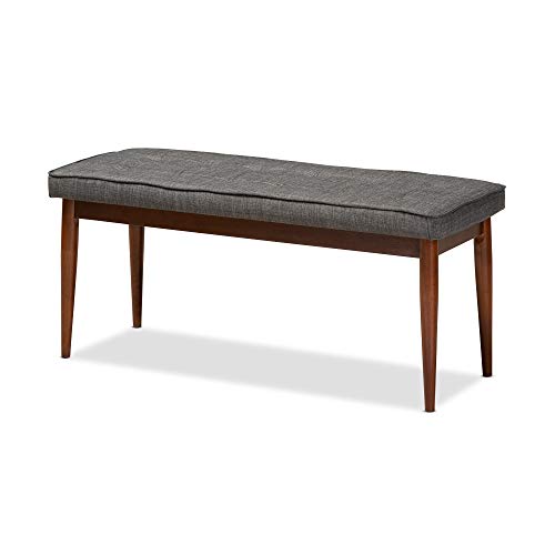 Baxton Studio Bench Gray Mid Decco   31uv005ncL 