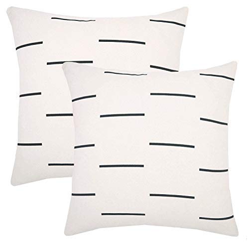 Woven Nook Throw Pillow Covers, Omi Set, Pack of 2 Mid Decco