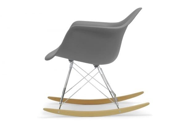Grey Mid-Century Modern Rocking Chair