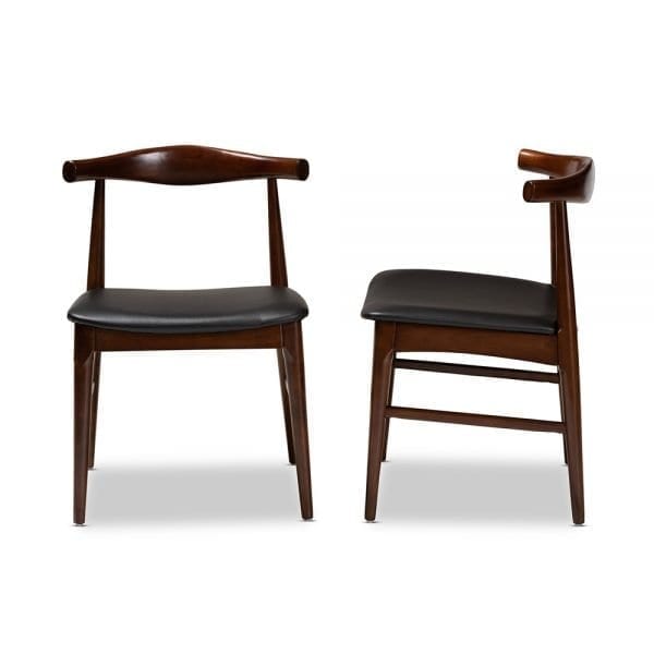 Eira Wegner Elbow Chairs Front and Side View