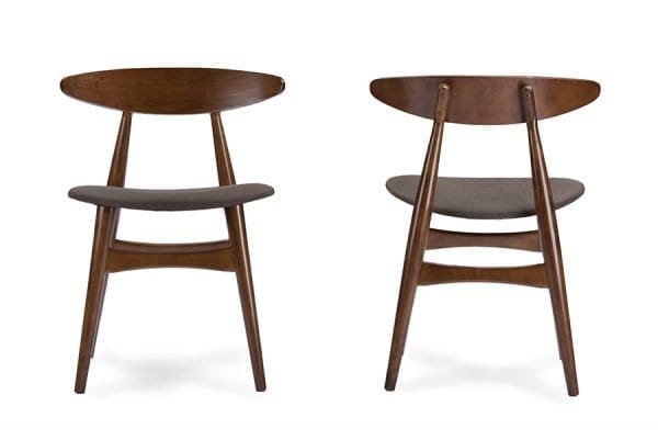 Flamingo Danish Modern Dining Chairs Front and Back