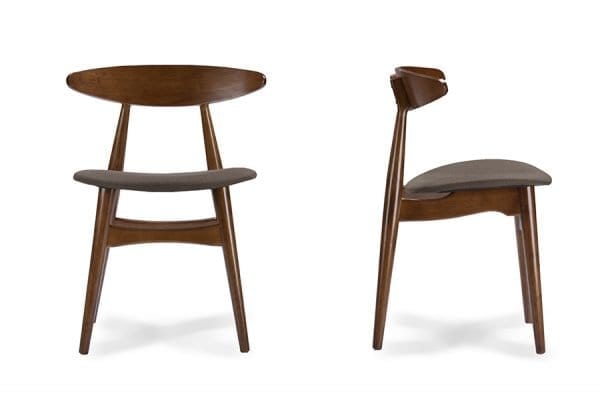 Flamingo Danish Modern Dining Chairs Front and Side