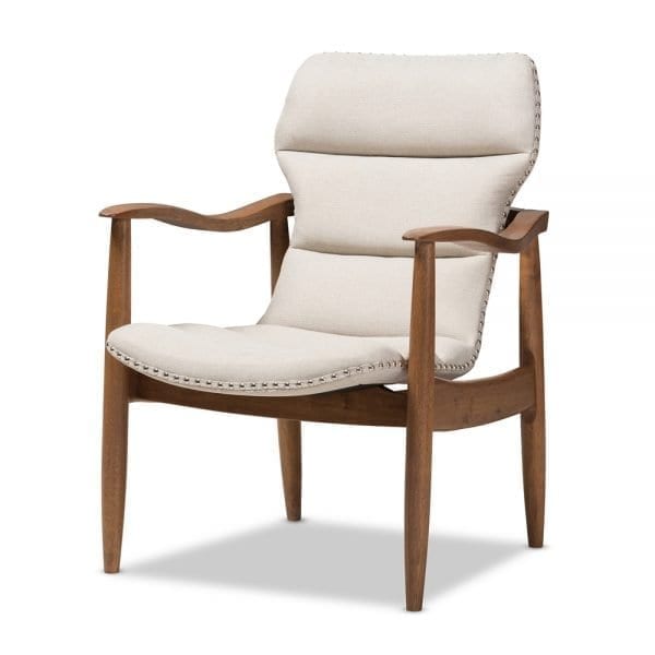 Hadley Contemporary Lounge Chair Beige