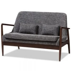 Carter Danish Modern Loveseat Main