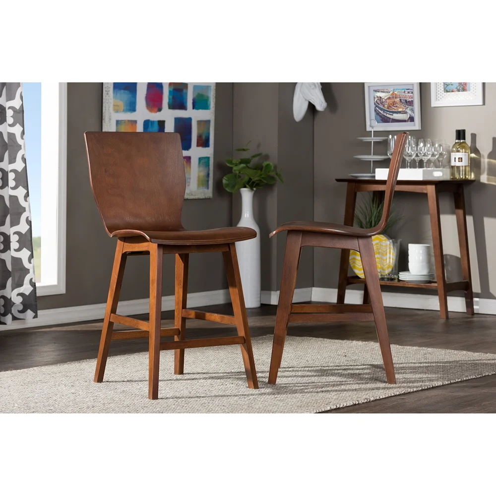 Elsa Bent Wood Counter Stools Lifestyle Elsa Bent Wood Counter Stools Lifestyle