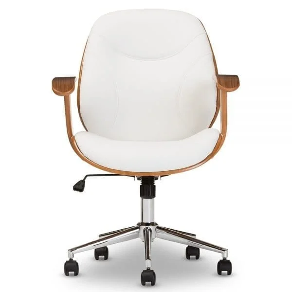 Rathburn Modern Office Chair White Main