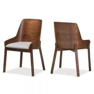 Rye Bent Wood Dining Chairs Light Grey Main