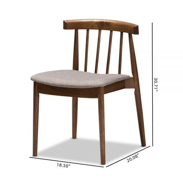 Wyatt Spindle Back Dining Chairs Dimensions