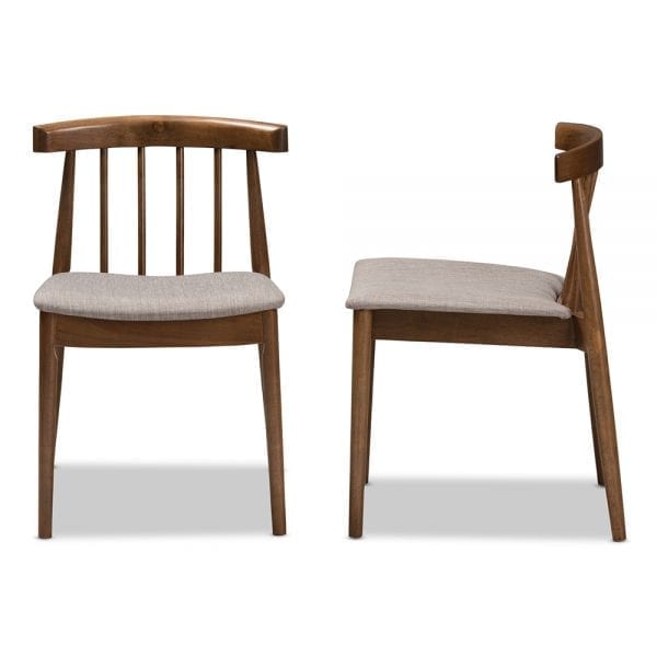 Wyatt Spindle Back Dining Chairs Front and Side