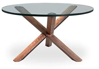 Kardiel CT-Walnut Tripod Mid-Century Modern Coffee Table, Wood
