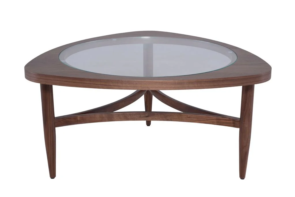 Small Isabelle Coffee Table in Walnut by Nuevo