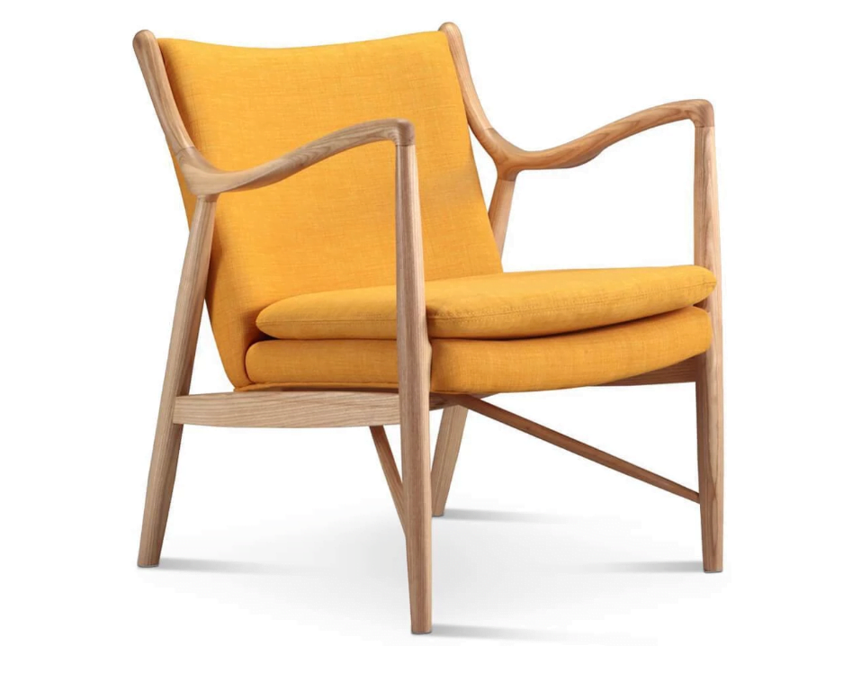 Finn Juhl 45 Chair in Orange