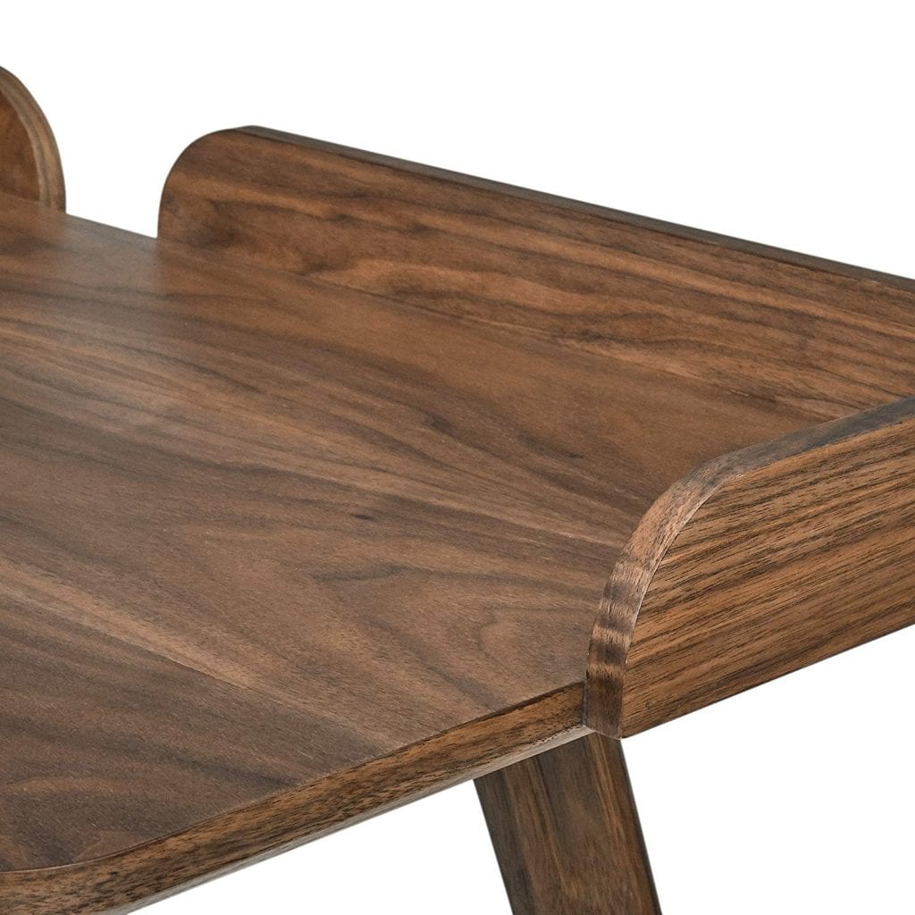 Rivet MidCentury Curved Home Office Computer Desk Mid Decco