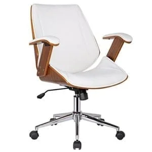 Noah Adjustable Chair with 360̊ Swivel, White