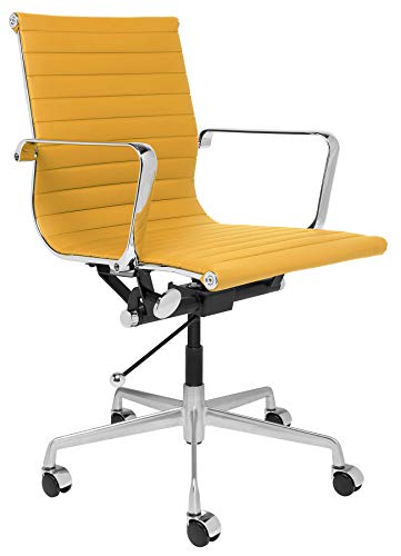 SOHO Ribbed Management Office Chair, Yellow