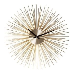 Stilnovo Gold Urchin Clock