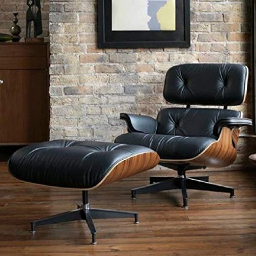 Mid Century Lounge Chair with Ottoman