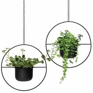 Mid Century Modern Boho Hanging Planters