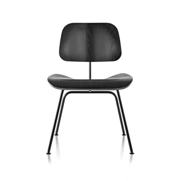Eames Molded Plywood Dining Chair with Metal Base