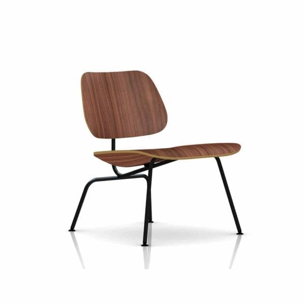 Eames Molded Plywood Lounge Chair with Metal Base