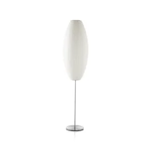 Nelson Cigar Lotus Floor Lamp
