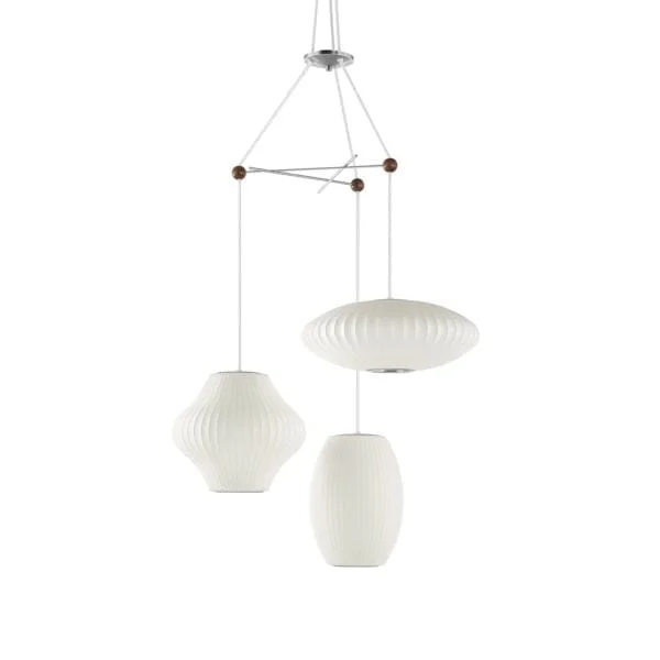 Nelson Triple Bubble Lamp Fixture