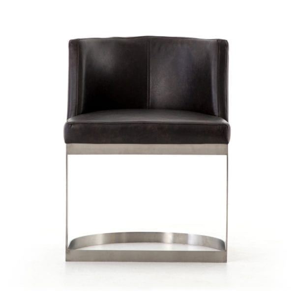 Wexler Dining Chair in Distressed Black