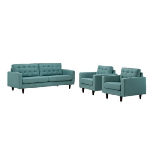 Empress Sofa and Armchairs Set of 3 - Mid Decco